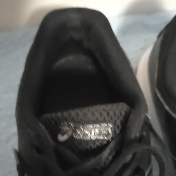 Asics Black and Tan Athletic Shoes with Gum Sole - Picture 9 of 15